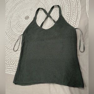 Pink Republic Green Knitted Sweater Tank
